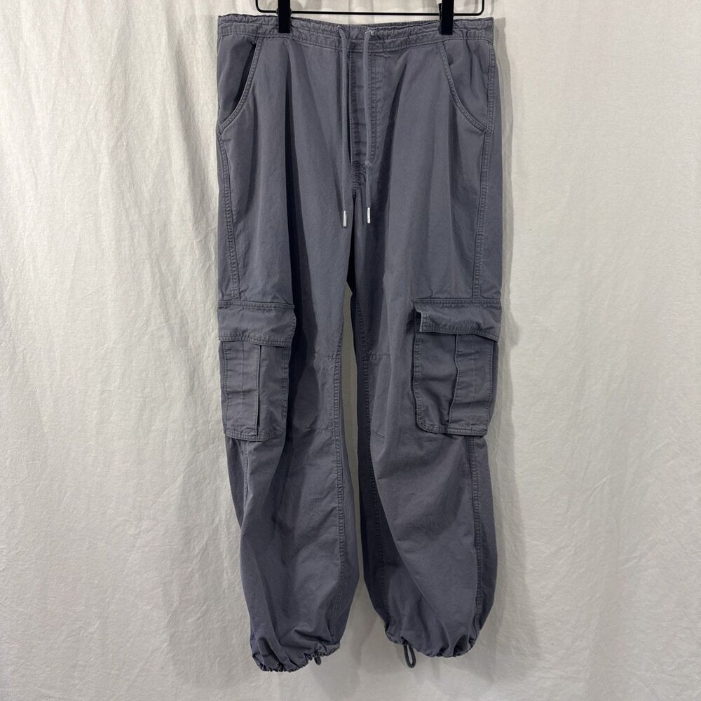 Hollister Ultra High Rise Gray Baggy Pants Womens Sz S Skater Gorpcore Utility